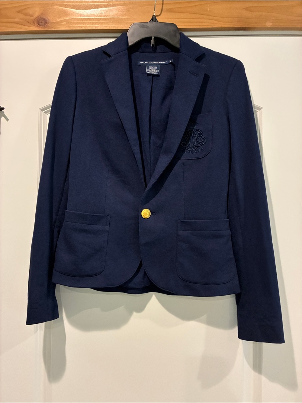 Ralph Lauren sport size 4 100% cotton blazer in excellent condition